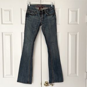 Ted Baker Medium Wash Bootcut Midrise Jeans - 0 - EUC